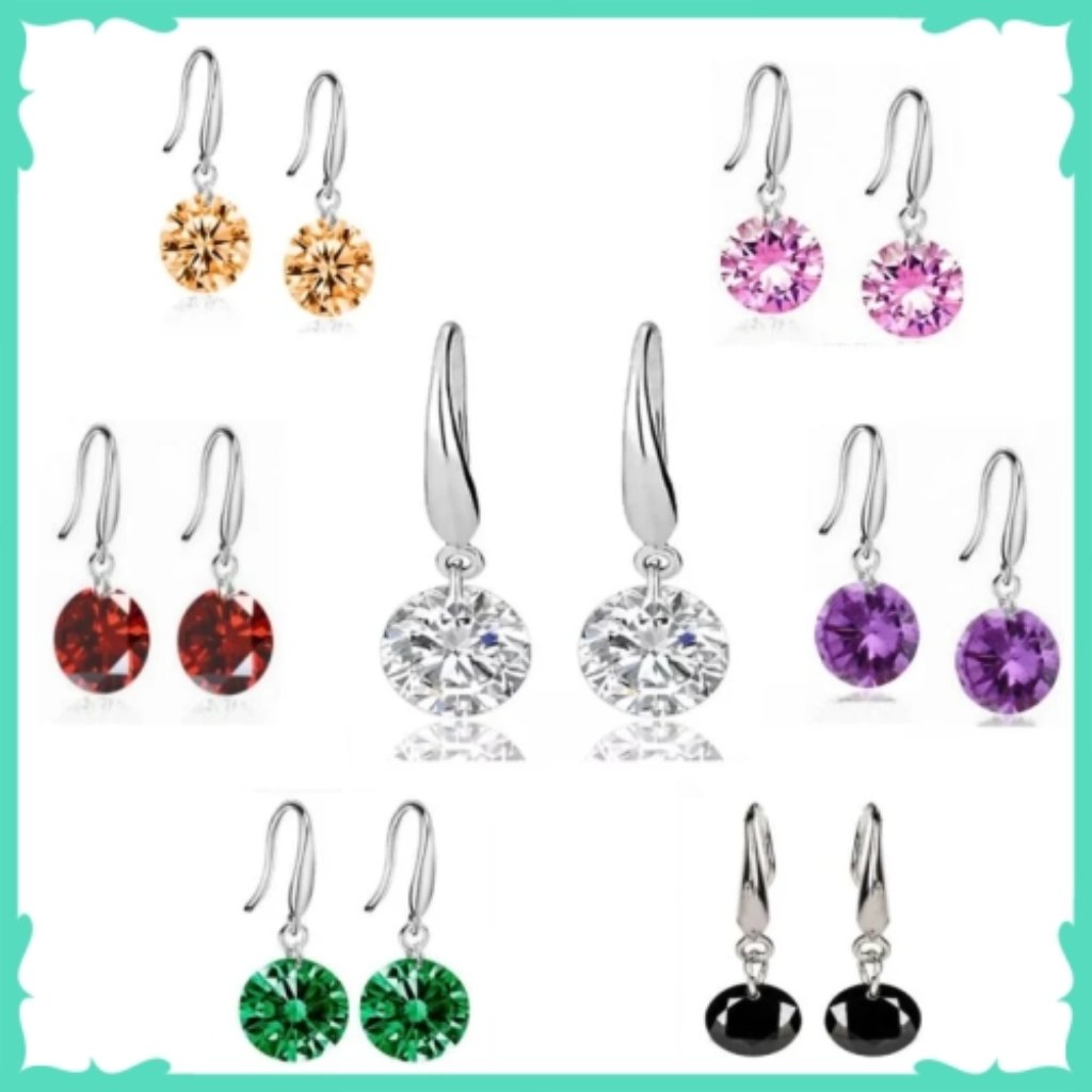 Buyers Choice Bella Luce Diamond Simulant Sterling Silver Drop Earrings